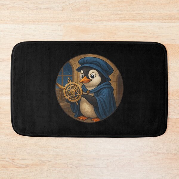 Item preview, Renaissance Astronomer Penguin designed and sold by Fort Galaxy.