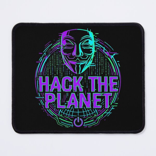 Item preview, Hack the Planet  Hacker Anonymous Shirt designed and sold by KurtByteStudio.