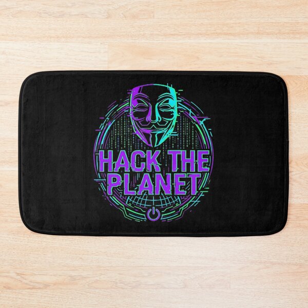 Item preview, Hack the Planet  Hacker Anonymous Shirt designed and sold by KurtByteStudio.