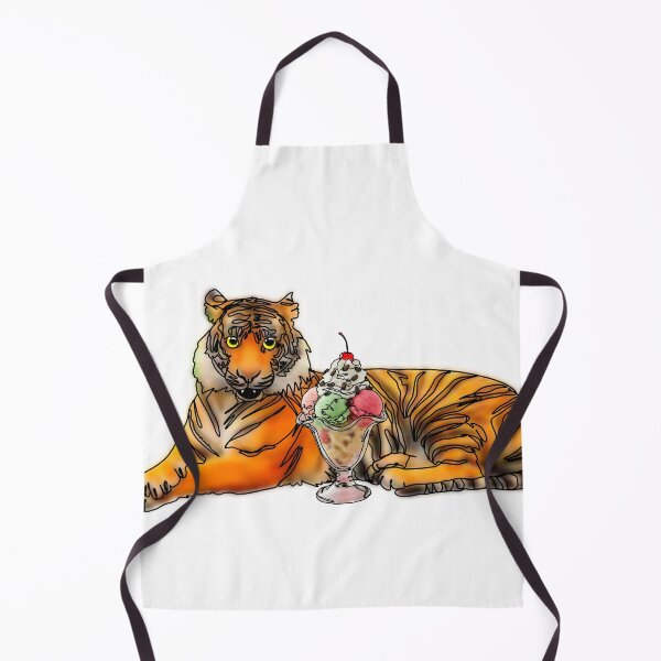Item preview, Maple the Tiger With ice cream mukbang– Animalzandfood  designed and sold by Ashley’sAnimalz.