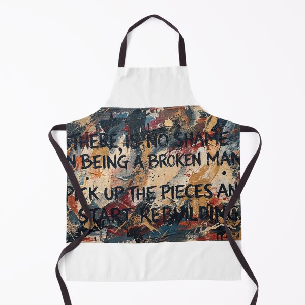 Item preview, Rebuilding Yourself Quote Wall Art – Inspirational Broken Man Canvas Print designed and sold by Meteor Destroyer.