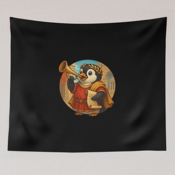 Item preview, Hear Ye! The Roman Penguin Herald designed and sold by Fort Galaxy.