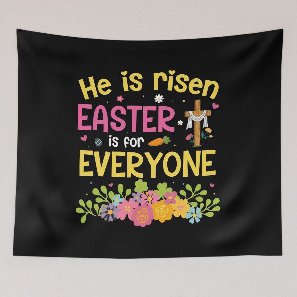 Item preview, He Is Risen Easter For Everyone Fun Tee designed and sold by OlyvieArt.