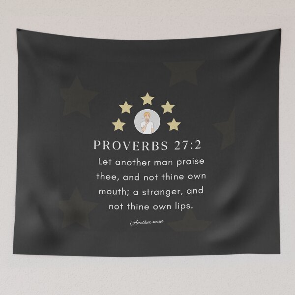 Item preview, Proverbs 27:2 designed and sold by Undonemadenew.