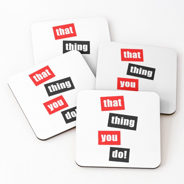 Item preview, That Thing You Do Red and Black designed and sold by Normbot2000.