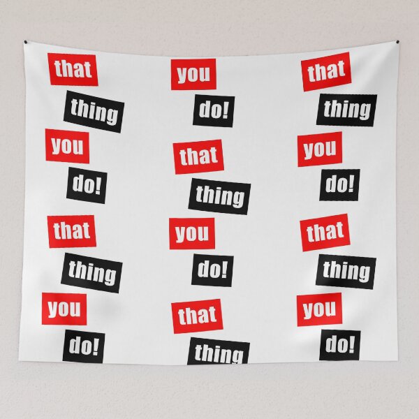 Item preview, That Thing You Do Red and Black designed and sold by Normbot2000.