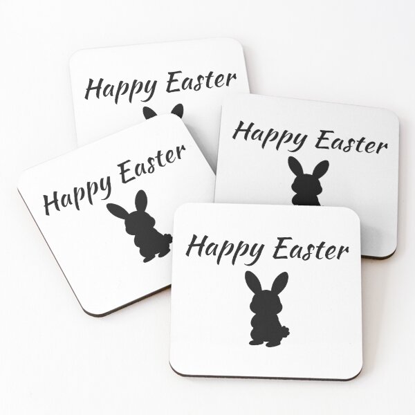 Item preview, Happy Easter Silhouette Bunny  designed and sold by VelvetEmberCA.