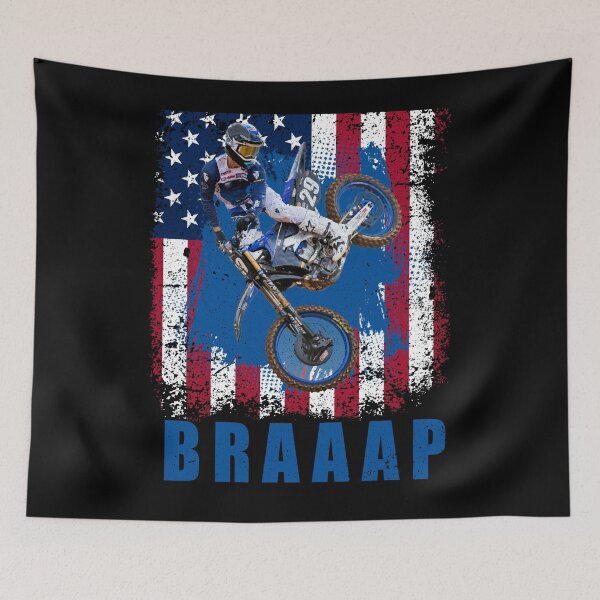 Item preview, Braaap Motocross USA Rider designed and sold by FroggyBaBoy.