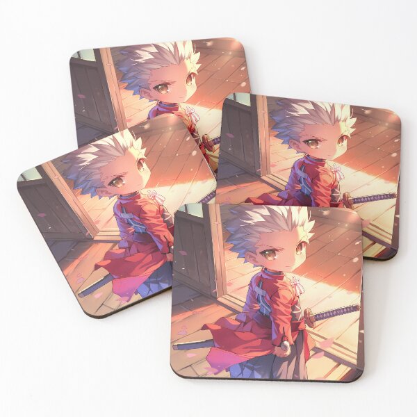 Item preview, Archer Fate Stay Night Chibi Kimono Golden Hour Lookback designed and sold by TanglenRabbit.
