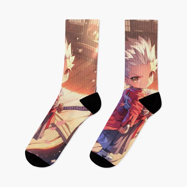 Item preview, Archer Fate Stay Night Chibi Kimono Golden Hour Lookback designed and sold by TanglenRabbit.