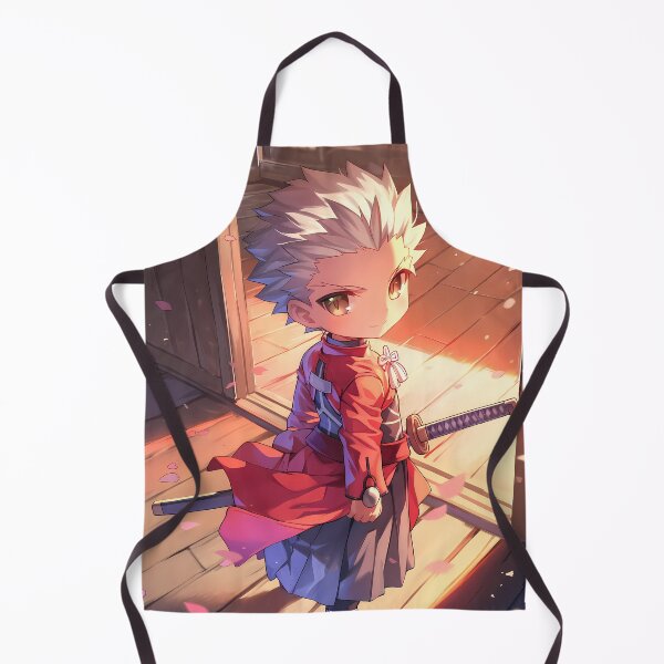 Item preview, Archer Fate Stay Night Chibi Kimono Golden Hour Lookback designed and sold by TanglenRabbit.
