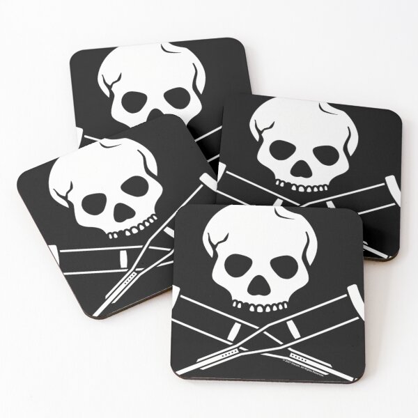 Item preview, Jackass Skull And Crutches Logo designed and sold by HarmonyLynch.