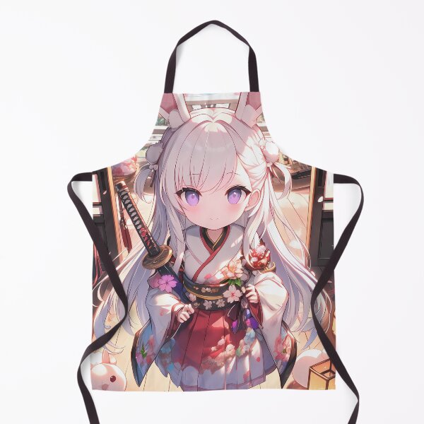 Item preview, Belfast Azur Lane Chibi Bunny Girl Kimono Cherry Blossoms designed and sold by TanglenRabbit.