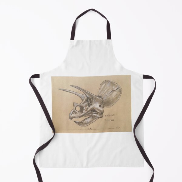 Item preview, T. horridus - Triceratops hand drawn Scientific illustration designed and sold by Paleo Griff.