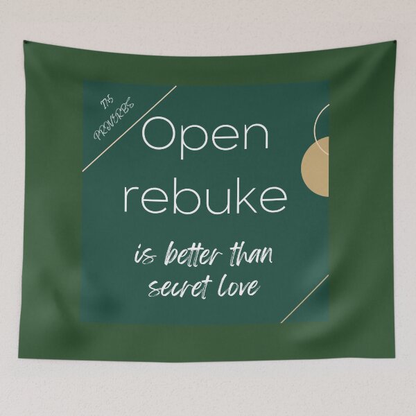 Item preview, Proverbs 27:5 designed and sold by Undonemadenew.