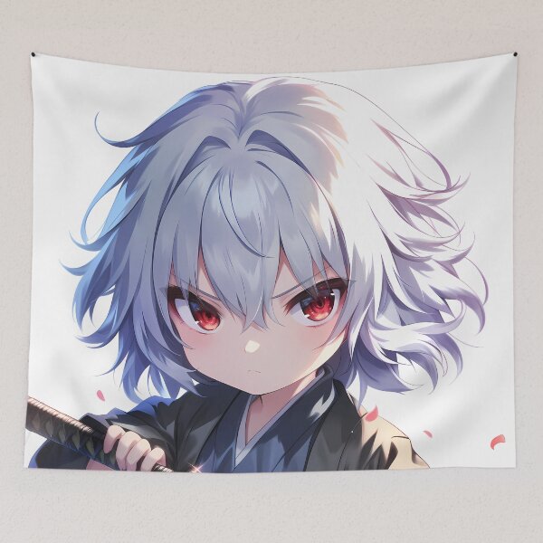 Item preview, Accelerator A Certain Scientific Railgun Chibi White Hair Red Eyes designed and sold by TanglenRabbit.