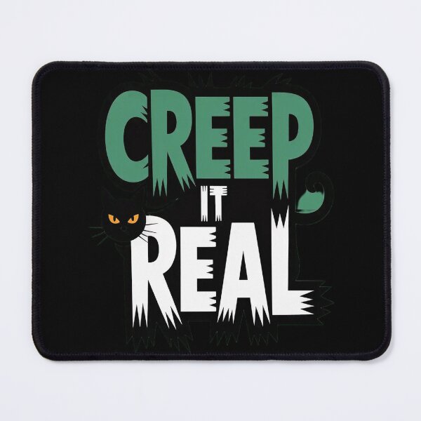 Item preview, Midnight Cat Creep It Real Spooky Halloween Black Cat designed and sold by CottonCandyPrin.