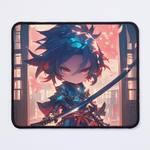 Item preview, Suruga Kanbaru Bakemonogatari Chibi Kimono Sakura Sunset Mood designed and sold by TanglenRabbit.