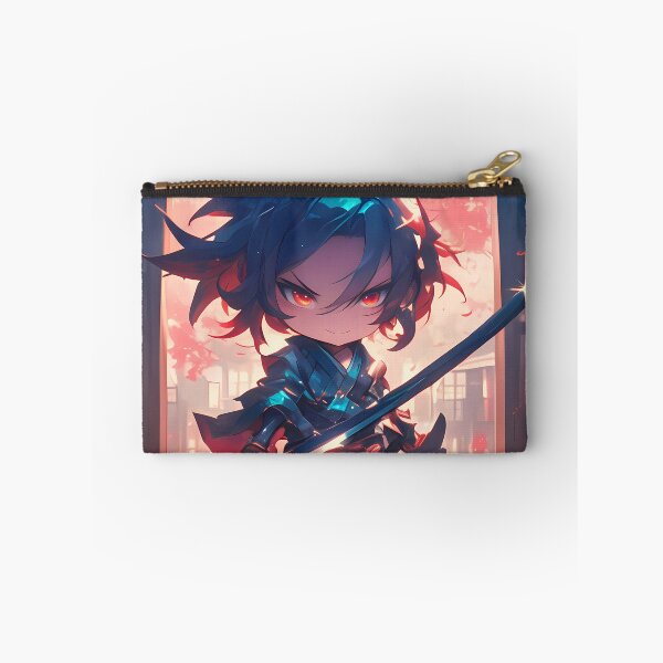 Item preview, Suruga Kanbaru Bakemonogatari Chibi Kimono Sakura Sunset Mood designed and sold by TanglenRabbit.