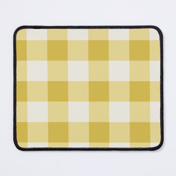 Item preview, Large Mustard Yellow Gingham Check Plaid Seamless Repeat Pattern designed and sold by DColourMuse.
