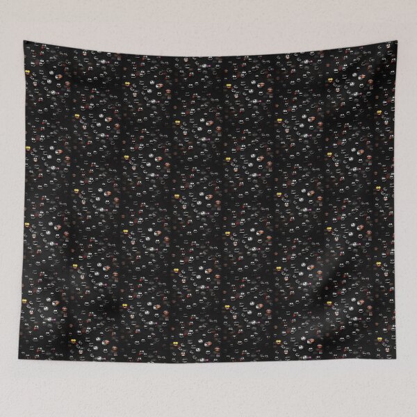 Item preview, Dark Emoji Pattern Background HD designed and sold by GrimNest.