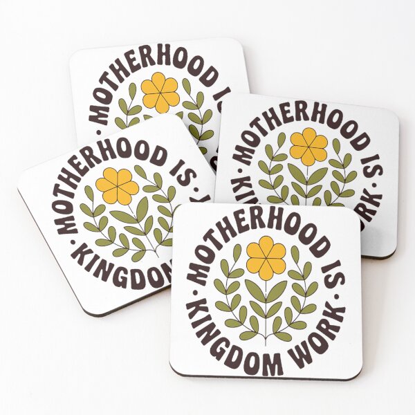 Item preview, Mom Life Floral Motherhood is Kingdom Work Mama designed and sold by CottonCandyPrin.