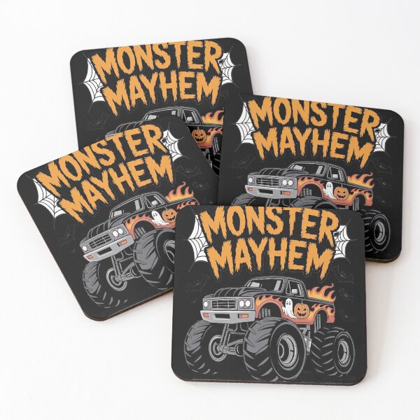 Item preview, Monster Mayhem Unleash The Spooky Ride Halloween Monster Truck designed and sold by CottonCandyPrin.