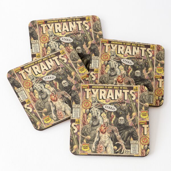 Item preview, Resident Evil Tyrants Retro Vintage Comic Cover Art designed and sold by Back2Collage.