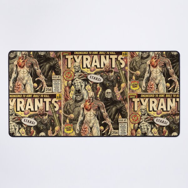 Item preview, Resident Evil Tyrants Retro Vintage Comic Cover Art designed and sold by Back2Collage.