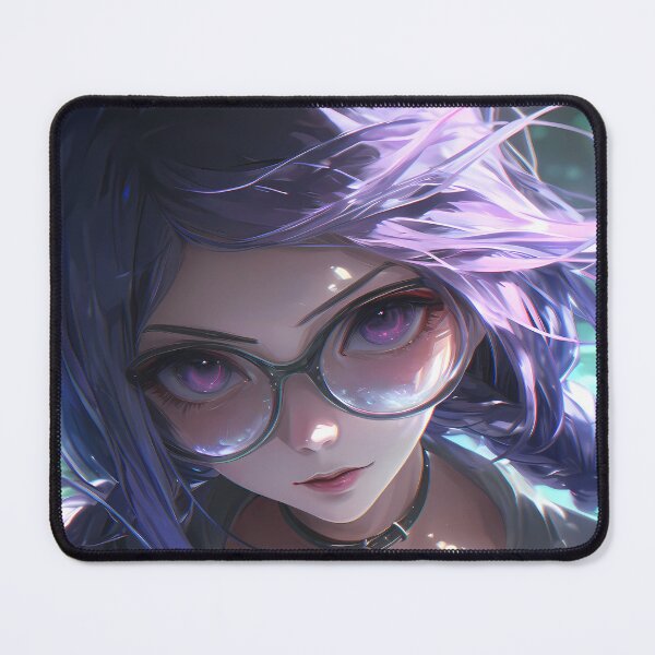 Item preview, Toko Fukawa Danganronpa Glasses Glow School Uniform Portrait designed and sold by TanglenRabbit.