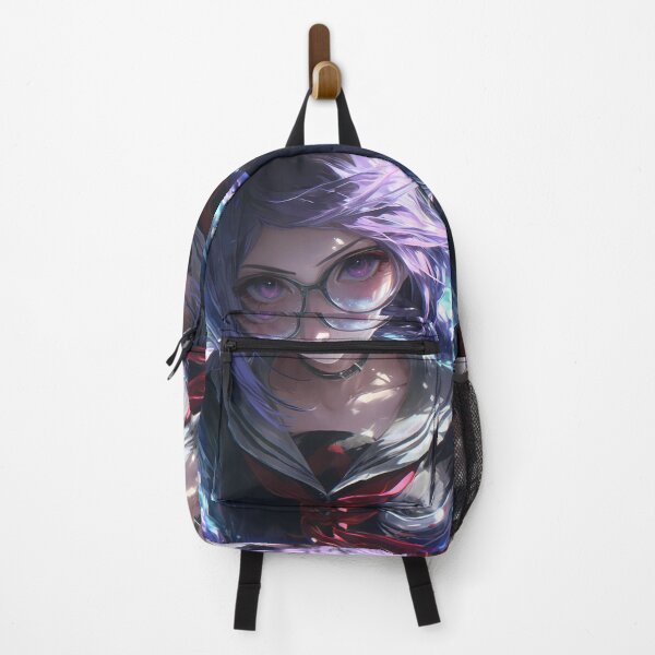 Item preview, Toko Fukawa Danganronpa Glasses Glow School Uniform Portrait designed and sold by TanglenRabbit.
