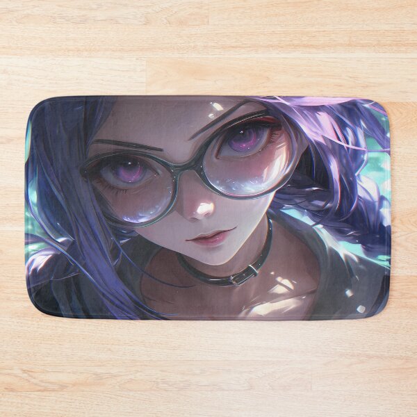 Item preview, Toko Fukawa Danganronpa Glasses Glow School Uniform Portrait designed and sold by TanglenRabbit.