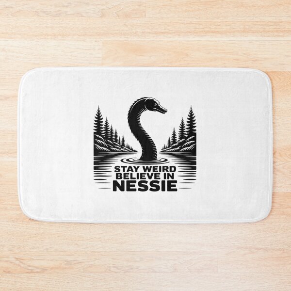 Item preview, Stay Weird Believe In Nessie - White Background designed and sold by Peter Stawicki.