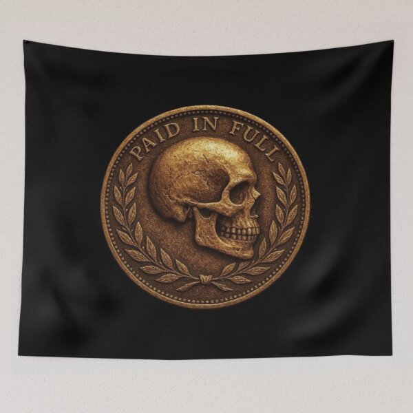 Item preview, Paid In Full Skulls – Skull Art, Gothic Skulls, Sugar Skulls, Calavera Skulls, Tribal Skulls, Pirate Skulls, Skeleton Designs designed and sold by Typologystudios.
