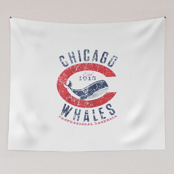 Item preview, Chicago Whales Baseball Team Nostalgic Retro Raglan Baseball Tee designed and sold by KudoJunichironl.