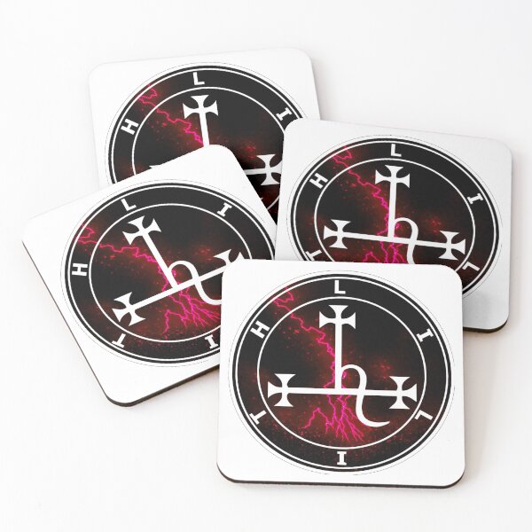 Item preview, Lilith Sigil with Red Electric Lightning designed and sold by ShadowWork666.