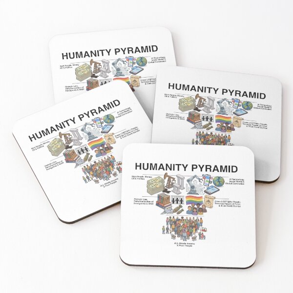 Item preview, The New Humanity Pyramid designed and sold by paintpenclpaper.