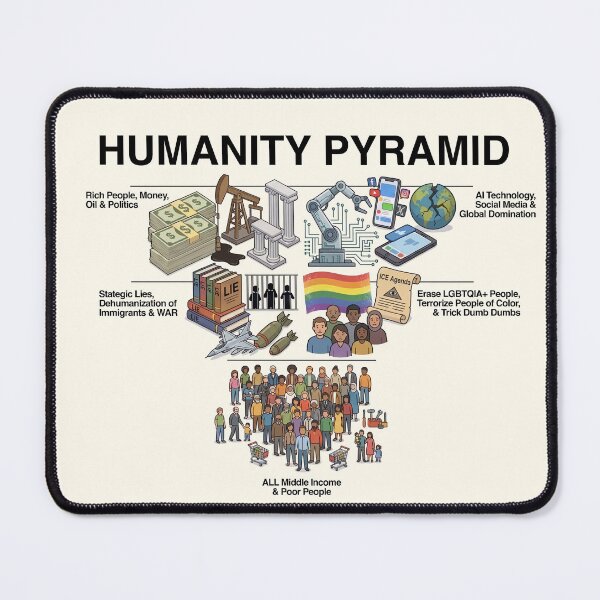 Item preview, The New Humanity Pyramid designed and sold by paintpenclpaper.