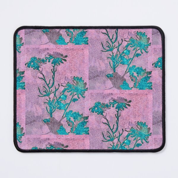 Item preview, Pressed Turquoise Flower Blueprint  designed and sold by SacredTemple888.