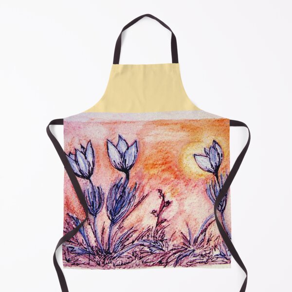 Item preview, Blue Thistle at Sunset designed and sold by Imagine Bee Studio.