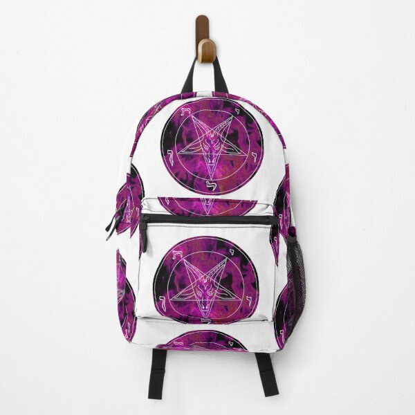 Item preview, Baphomet Pentagram with Purple Flames designed and sold by ShadowWork666.