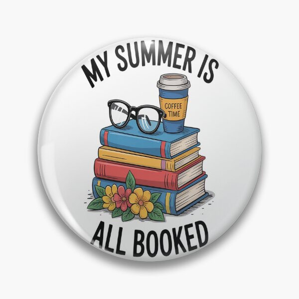 Item preview, My Summer Is All Booked Book Reading Book lover designed and sold by CottonCandyPrin.