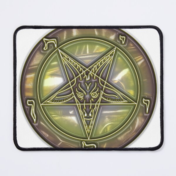 Item preview, Baphomet Pentagram with gold texture designed and sold by ShadowWork666.