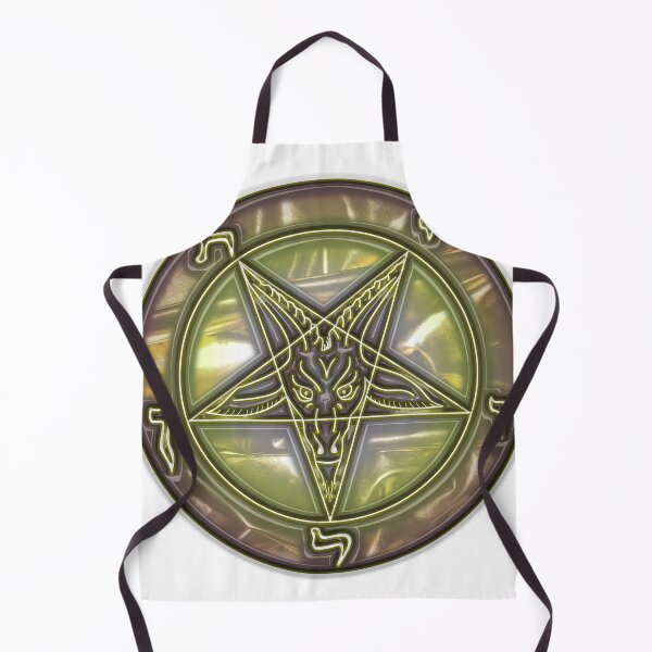 Item preview, Baphomet Pentagram with gold texture designed and sold by ShadowWork666.