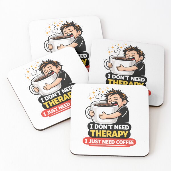 Item preview, Funny I Dont Need Therapy I Just Need Coffee designed and sold by LitlCalmStudio.