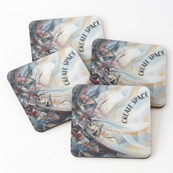 Item preview, Create Space to Process the Chaos – Abstract Motivational Wall Art designed and sold by Meteor Destroyer.
