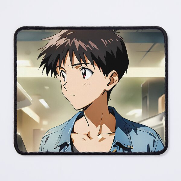 Item preview, Shinji Ikari Neon Genesis Evangelion Casual Denim Profile designed and sold by Spraykart.