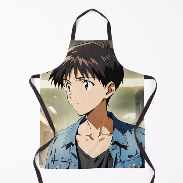 Item preview, Shinji Ikari Neon Genesis Evangelion Casual Denim Profile designed and sold by Spraykart.