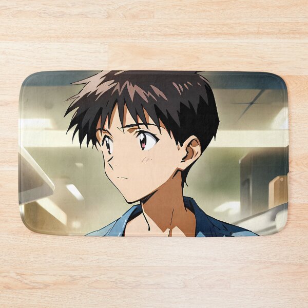 Item preview, Shinji Ikari Neon Genesis Evangelion Casual Denim Profile designed and sold by Spraykart.