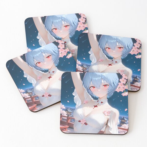 Item preview, Rei Ayanami Neon Genesis Evangelion Anime Girl Waifu Night Sakura designed and sold by Spraykart.